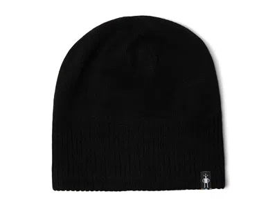 Smartwool Fleece Lined Beanie Knit Hats Black: One Size