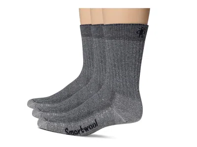 Smartwool Hike Classic Edition Full Cushion 2nd Cut Crew Socks Multipack Men's Crew Cut Socks Shoes Medium Gra In Gray