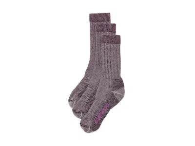 Smartwool Hike Classic Edition Full Cushion Crew Socks 3-pack Women's Crew Cut Socks Shoes Bordeaux: Md (women