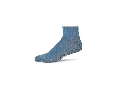 Smartwool Hike Classic Edition Light Cushion 2nd Cut Ankle Socks Crew Cut Socks Shoes Mist Blue: Lg (us Men's  In Multi