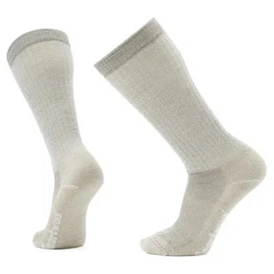Smartwool Hike Classic Edition Socks Unisex Taupe Over The Calf Gbo2895 In Gray