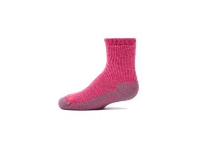 Smartwool Hike Full Cushion Crew Socks(toddler/little Kid/big Kid) Kids Shoes Garden Pink: Md (12-2.5 Little K In Gold