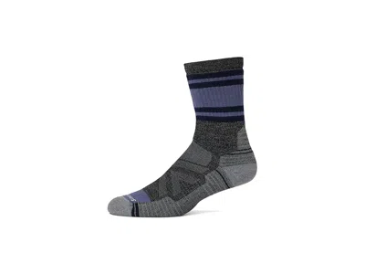 Smartwool Hike Full Cushion Lolo Trail Crew Socks Men's No Show Socks Shoes Medium Gray: Md (men's Shoe 6-8.5) In Black