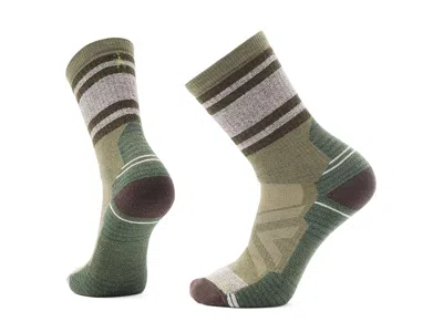 Smartwool Hike Full Cushion Lolo Trail Crew Socks Men's No Show Socks Shoes Winter Moss: Md (men's Shoe 6-8.5) In Multi