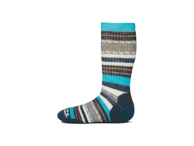 Smartwool Hike Full Cushion Margarita Crew Socks (toddler/little Kid/big Kid) Kids Shoes Capri: Md (12-2.5 Lit In Multi