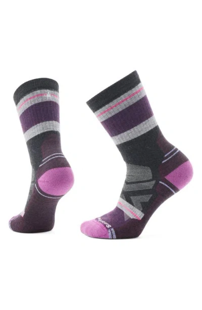 Smartwool Hike Full Cushion Wool Blend Crew Socks In Charcoal
