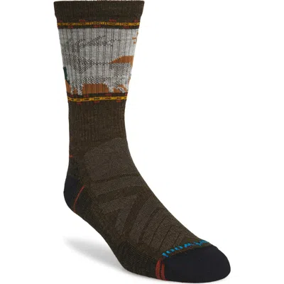 Smartwool Hike Light Cushion Crew Socks In Brown
