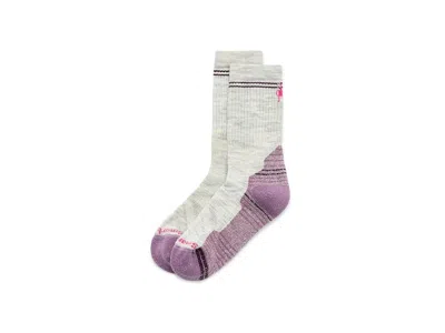 Smartwool Hike Light Cushion Crew Socks Women's Crew Cut Socks Shoes Ash-purple Dawn: Lg (women's Shoe 10-12.5 In Gray