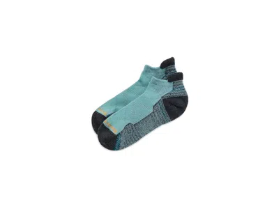 Smartwool Hike Light Cushion Low Ankle Socks Women's Crew Cut Socks Shoes Dusty Teal: Md (women's Shoe 7-9.5), In Blue