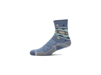 Smartwool Hike Light Cushion Otter Float Crew Socks Women's Crew Cut Socks Shoes Nightfall Blue: Lg (women's S