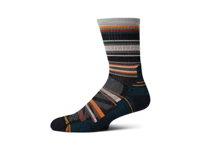 Smartwool Hike Light Cushion Panorama Crew Men's Crew Cut Socks Shoes Charcoal: Md (men's Shoe 6-8.5) In Multi