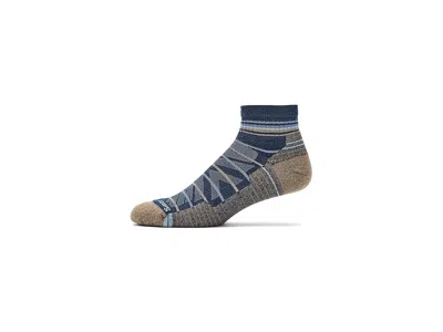 Smartwool Hike Light Cushion Pattern Ankle Socks Men's Crew Cut Socks Shoes Nightfall Blue: Md (men's Shoe 6-8