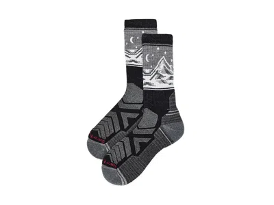 Smartwool Hike Light Cushion Valley View Crew Socks Men's Crew Cut Socks Shoes Black: Xl (men's Shoe 12-14.5),