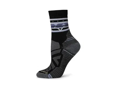 Smartwool Hike Light Cushion Zig Zag Valley Mid Crew Socks Women's Crew Cut Socks Shoes Black: Sm (women's Sho