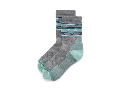 Smartwool Hike Light Cushion Zig Zag Valley Mid Crew Socks Women's Crew Cut Socks Shoes Medium Gray: Lg (women