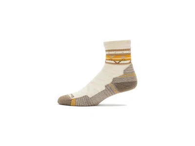 Smartwool Hike Light Cushion Zig Zag Valley Mid Crew Socks Women's Crew Cut Socks Shoes Moonbeam: Md (women's  In Brown