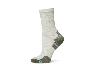Smartwool Hike Targeted Cushion Crew Socks Women's Crew Cut Socks Shoes Ash: Md (women's Shoe 7-9.5) In Animal Print