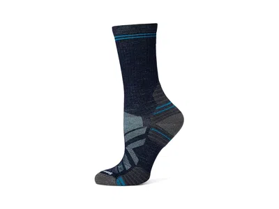 Smartwool Hike Targeted Cushion Crew Socks Women's Crew Cut Socks Shoes Deep Navy: Lg (women's Shoe 10-12.5) In Multi
