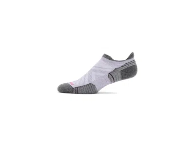 Smartwool Hike Targeted Cushion Low Ankle Socks Women's Crew Cut Socks Shoes Purple Eclipse: Sm (women's Shoe  In Gray