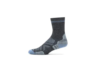 Smartwool Hike Targeted Cushion Mid Crew Socks Women's Crew Cut Socks Shoes Charcoal: Lg (women's Shoe 10-12.5 In Black