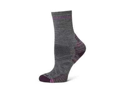 Smartwool Hike Targeted Cushion Mid Crew Socks Women's Crew Cut Socks Shoes Medium Gray: Lg (women's Shoe 10-1 In Multi