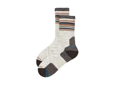 Smartwool Hike Targeted Cushion Striped Crew Socks Men's Crew Cut Socks Shoes Ash: Md (men's Shoe 6-8.5), Meri