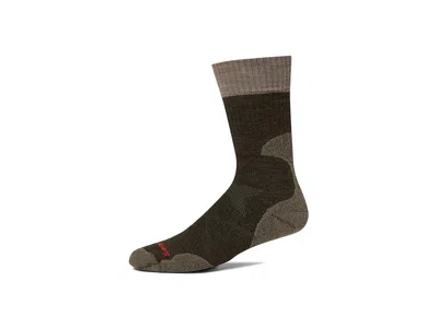 Smartwool Hunt Full Cushion Tall Crew Socks Men's No Show Socks Shoes Military Olive: Md (men's Shoe 6-8.5) In Brown