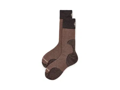 Smartwool Hunt Full Cushion Tall Crew Socks Men's No Show Socks Shoes Mocha: Xl (men's Shoe 12-14.5) In Brown