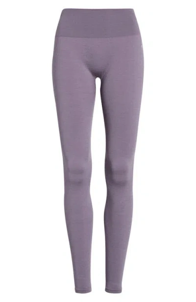 Smartwool Intraknit All Season Merino Wool Blend Base Layer Leggings In Purple