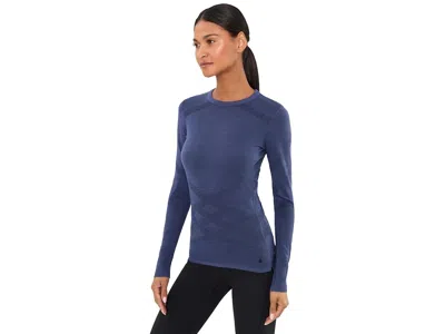 Smartwool Intraknit Merino 200 Crew Women's Clothing Nightfall Blue-deep Navy: Xs, Polyester/wool/elastane