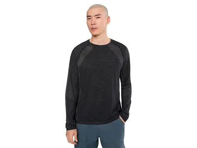 Smartwool Intraknit Seamless Long Sleeve Men's T Shirt Black: Lg