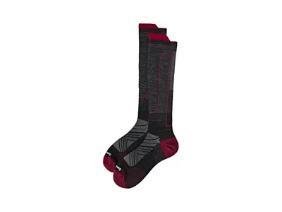 Smartwool Intraknit Ski Zero Cushion Over The Calf Socks Men's Quarter Length Socks Shoes Black: Md (men's Sho