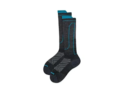 Smartwool Intraknit Ski Zero Cushion Over The Calf Socks Women's Quarter Length Socks Shoes Black: Md (women's
