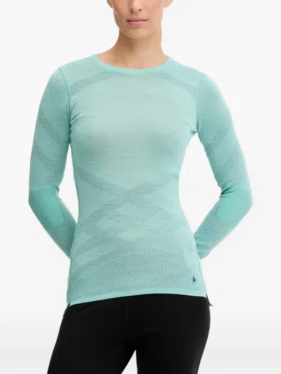 Smartwool Intraknit Thermal Long-sleeve T-shirt In Green