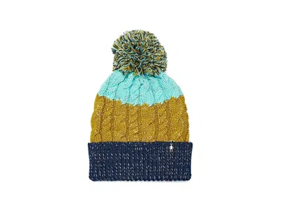 Smartwool Isto Retro Beanie Women's Caps Bronze Olive Heather, Wool/polyester/nylon