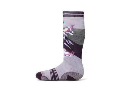 Smartwool Kids' Wintersport Full Cushion Gondola Over The Calf Socks (toddler/little Kid/big Kid) Kids Shoes P In Multi