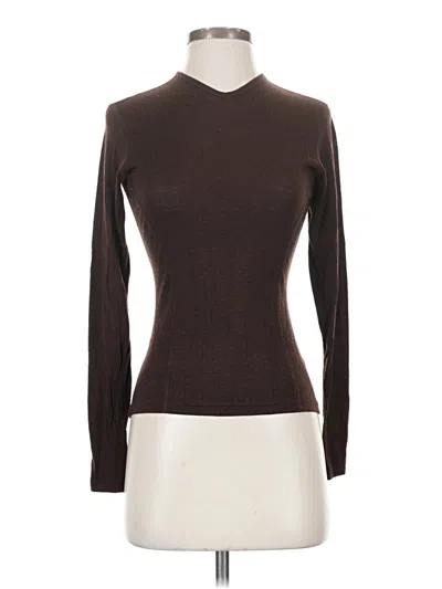 Pre-owned Smartwool Long Sleeve Turtleneck In Brown