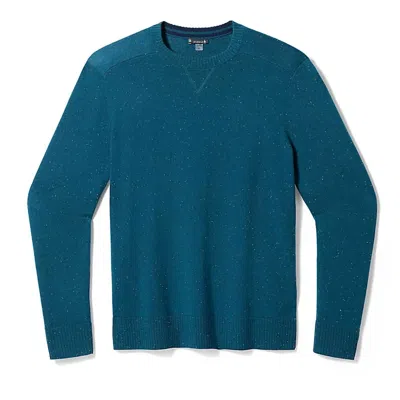 Smartwool Men's Sparwood Crew Sweater In Twilight Blue Donegal