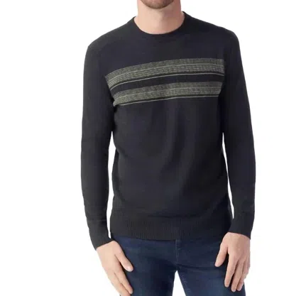 Smartwool Men's Sparwood Stripe Crew Sweater In Charcoal-winter In Multi