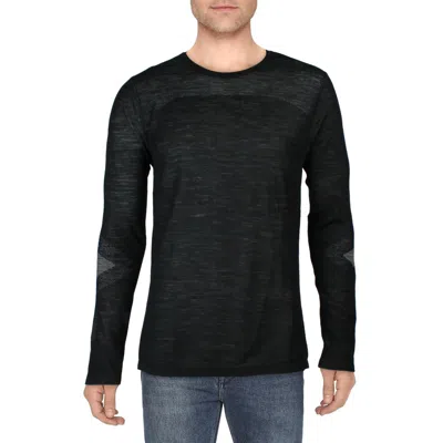Smartwool Mens Lightweight Wool Thermal Shirt In Black