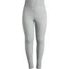 Smartwool Merino Base Layer Leggings In Light Gray Heather