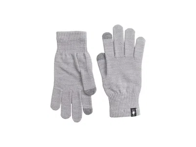 Smartwool Merino Liner Gloves Extreme Cold Weather Gloves Light Gray Heather: Md