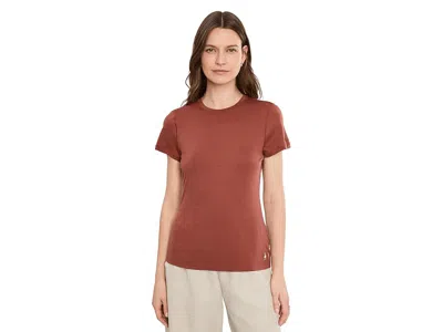 Smartwool Merino Short Sleeve T-shirts In Brown