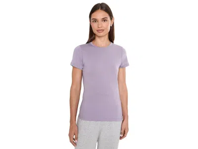 Smartwool Merino Short Sleeve T-shirts Women's Clothing Purple Storm: Sm, Wool/nylon