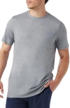 Smartwool Merino Wool Blend Pocket T-shirt In Light Gray Heather