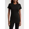 Smartwool Merino Wool Blend Short Sleeve T-shirt In Black