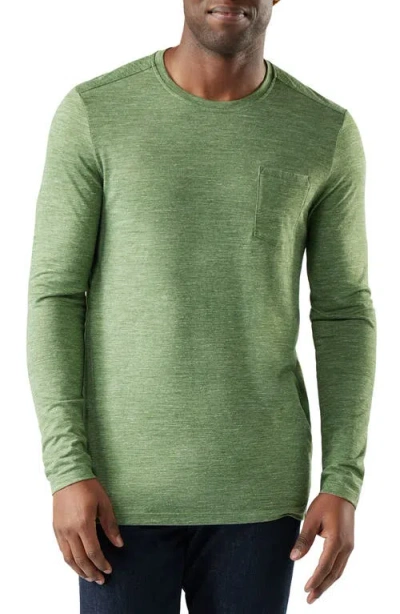 Smartwool Merino Wool Long Sleeve T-shirt In Green