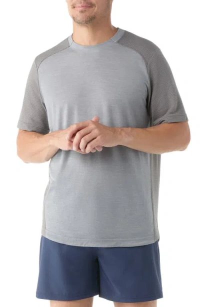 Smartwool Mesh Back T-shirt In Gray