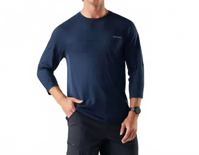 Smartwool Mountain Bike Jersey In Nightfall Blue In Multi