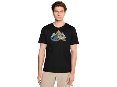 Smartwool Peak Bagger Active Short Sleeve Graphic T-shirts In Black